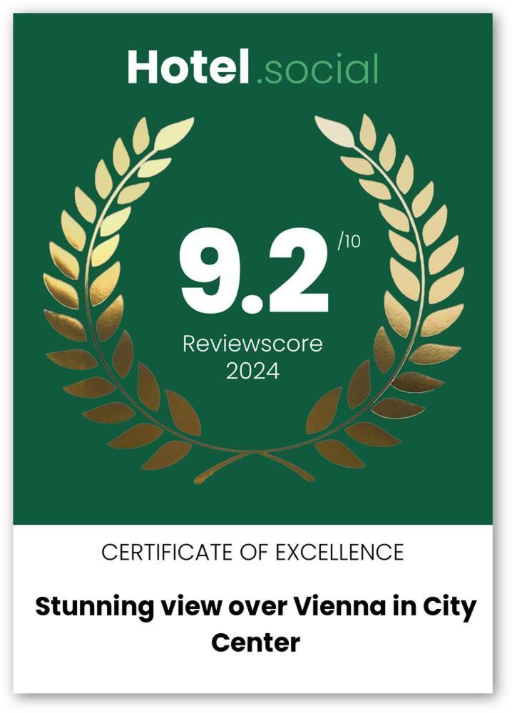 Stunning View Over Vienna In City Center Apartment Exterior photo